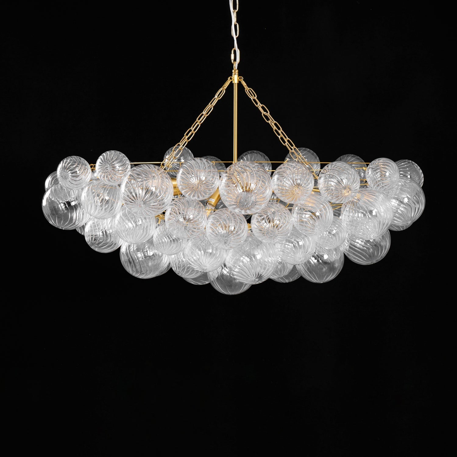 Ben Chandelier Glass Ball Bubble Modern-Neutral Decor