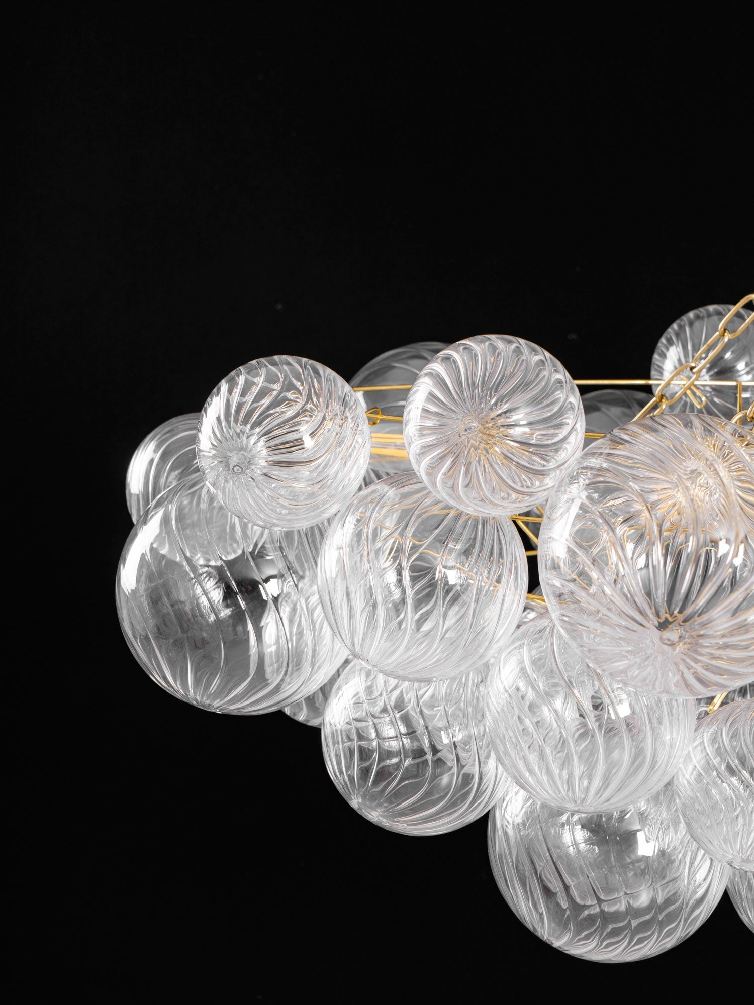 Ben Chandelier Glass Ball Bubble Modern-Neutral Decor