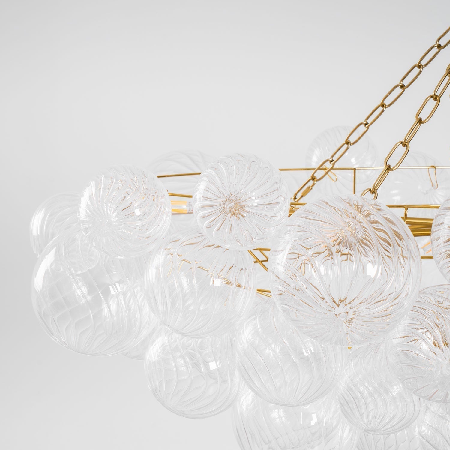 Calvian Chandelier Glass Ball Bubble Modern-Neutral Decor