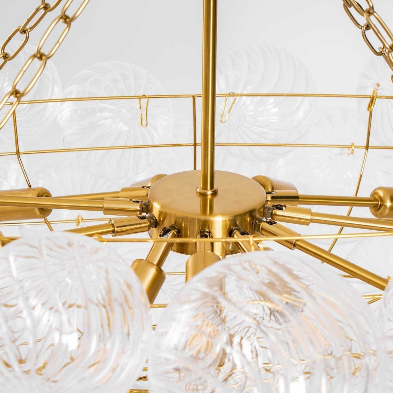 Calvian Chandelier Glass Ball Bubble Modern-Neutral Decor