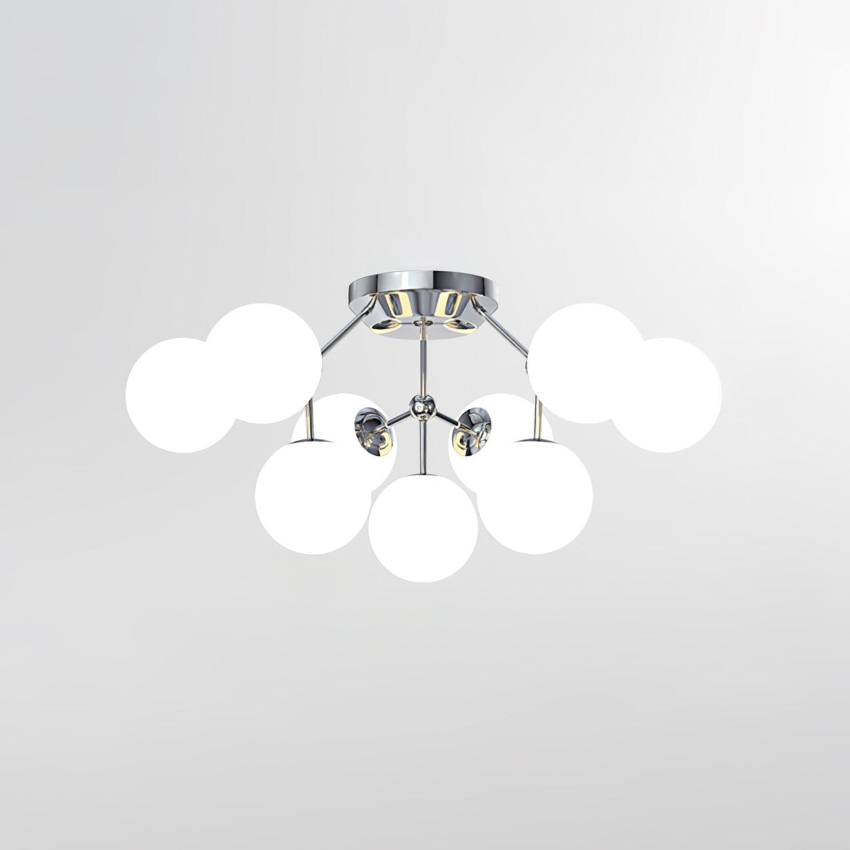 Olivia Luxury Glass Ceiling Lamp-Neutral Decor