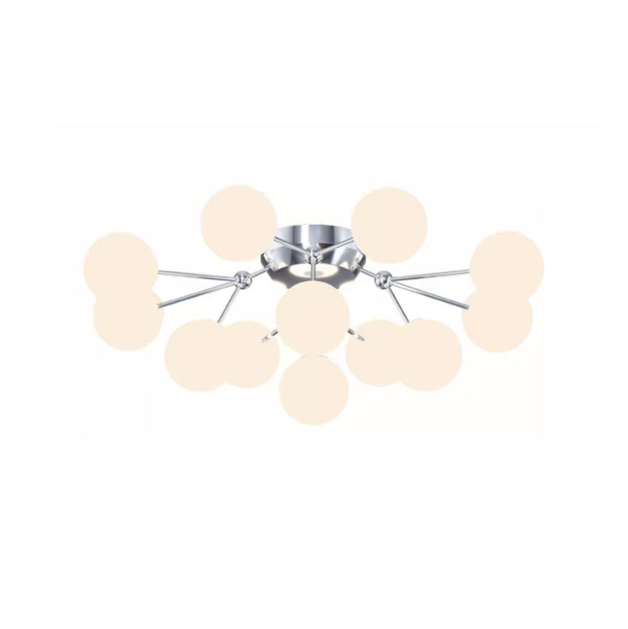 Olivia Luxury Glass Ceiling Lamp-Neutral Decor