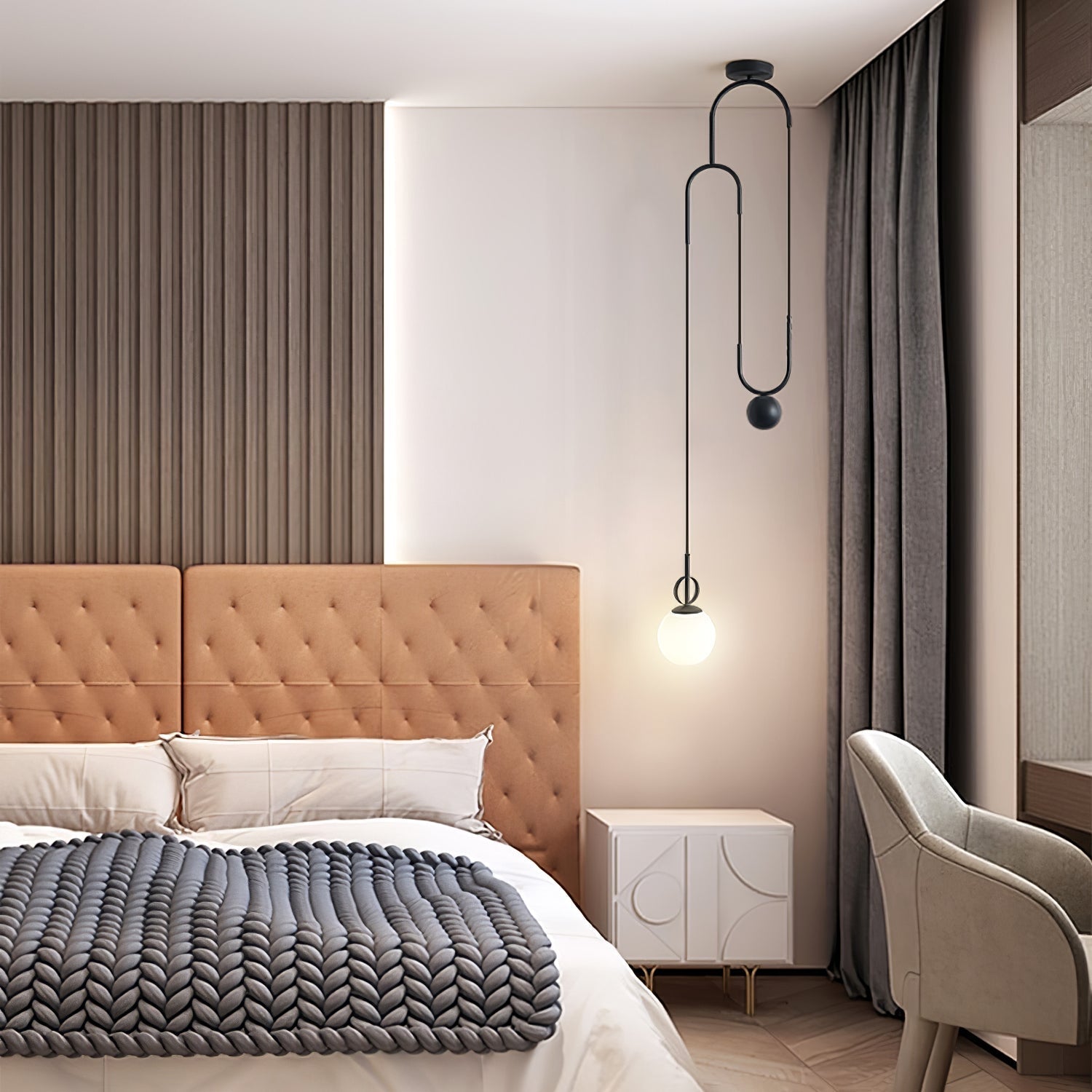 Zara Modern Pendant Light-Neutral Decor
