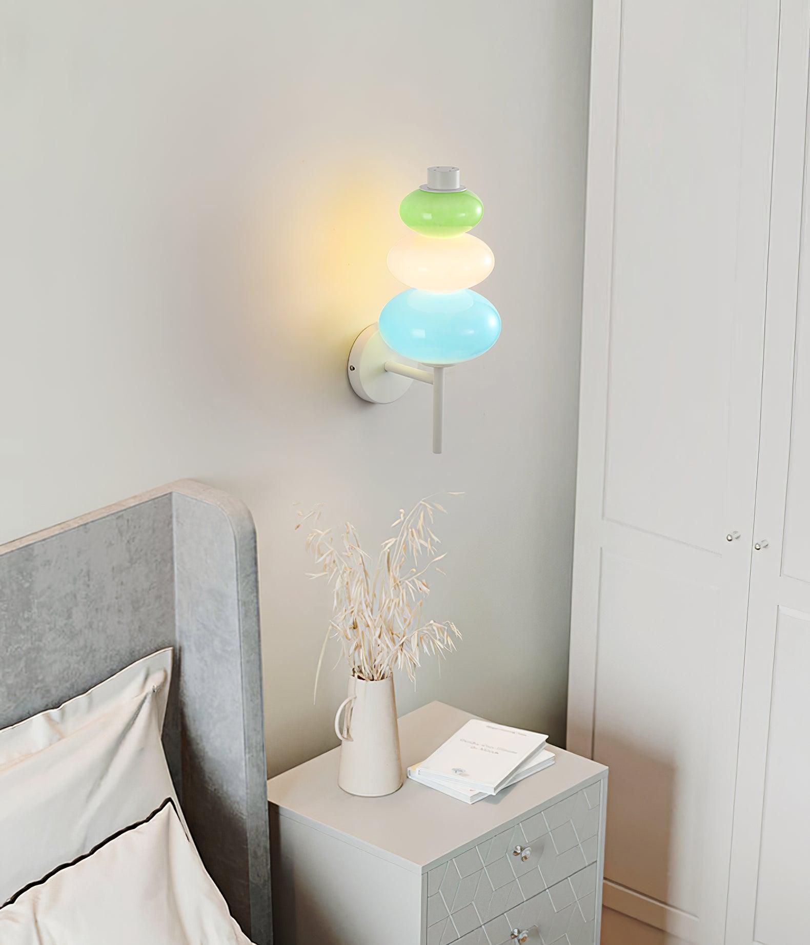 Pebble Modern Glass Wall Lamp-Neutral Decor
