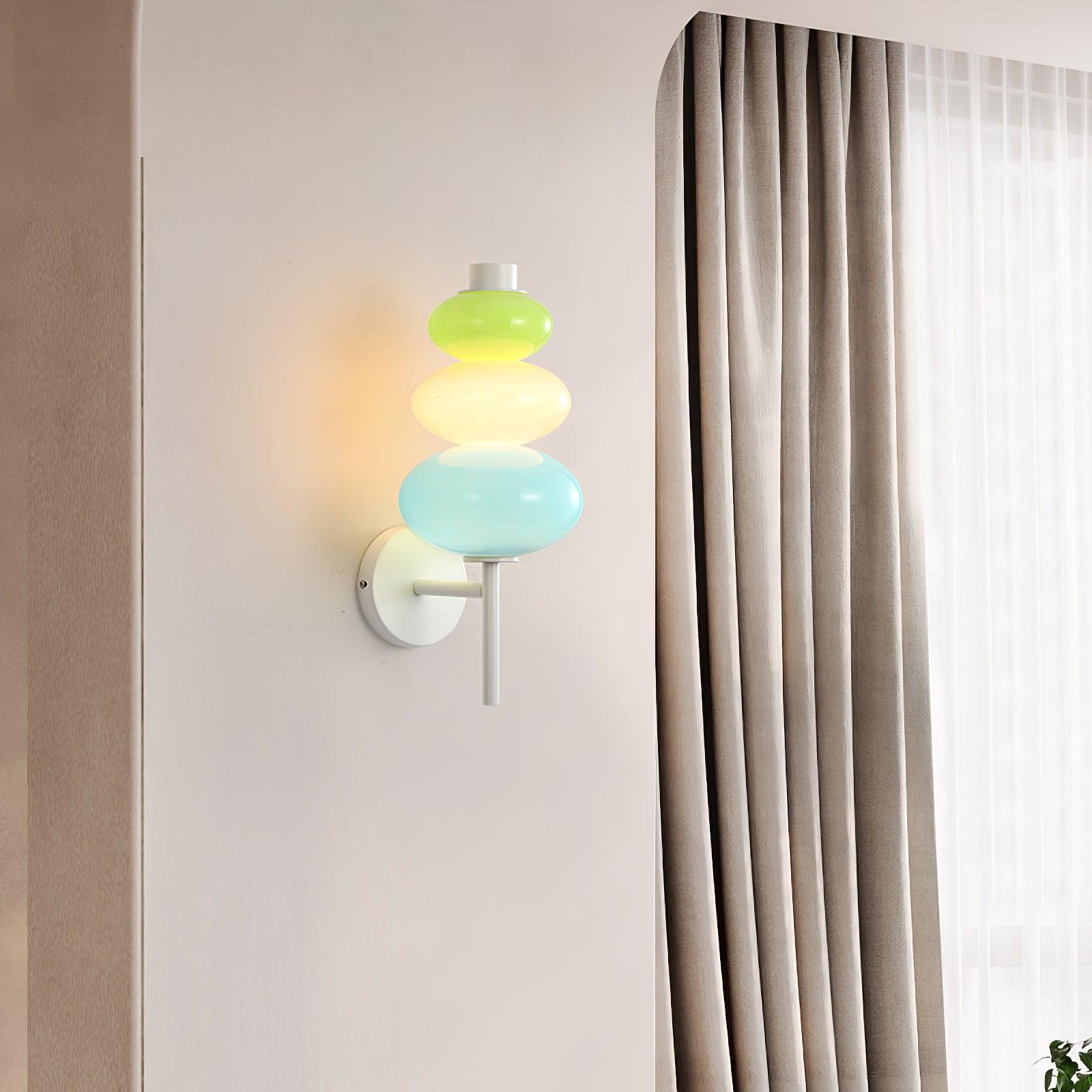 Pebble Modern Glass Wall Lamp-Neutral Decor