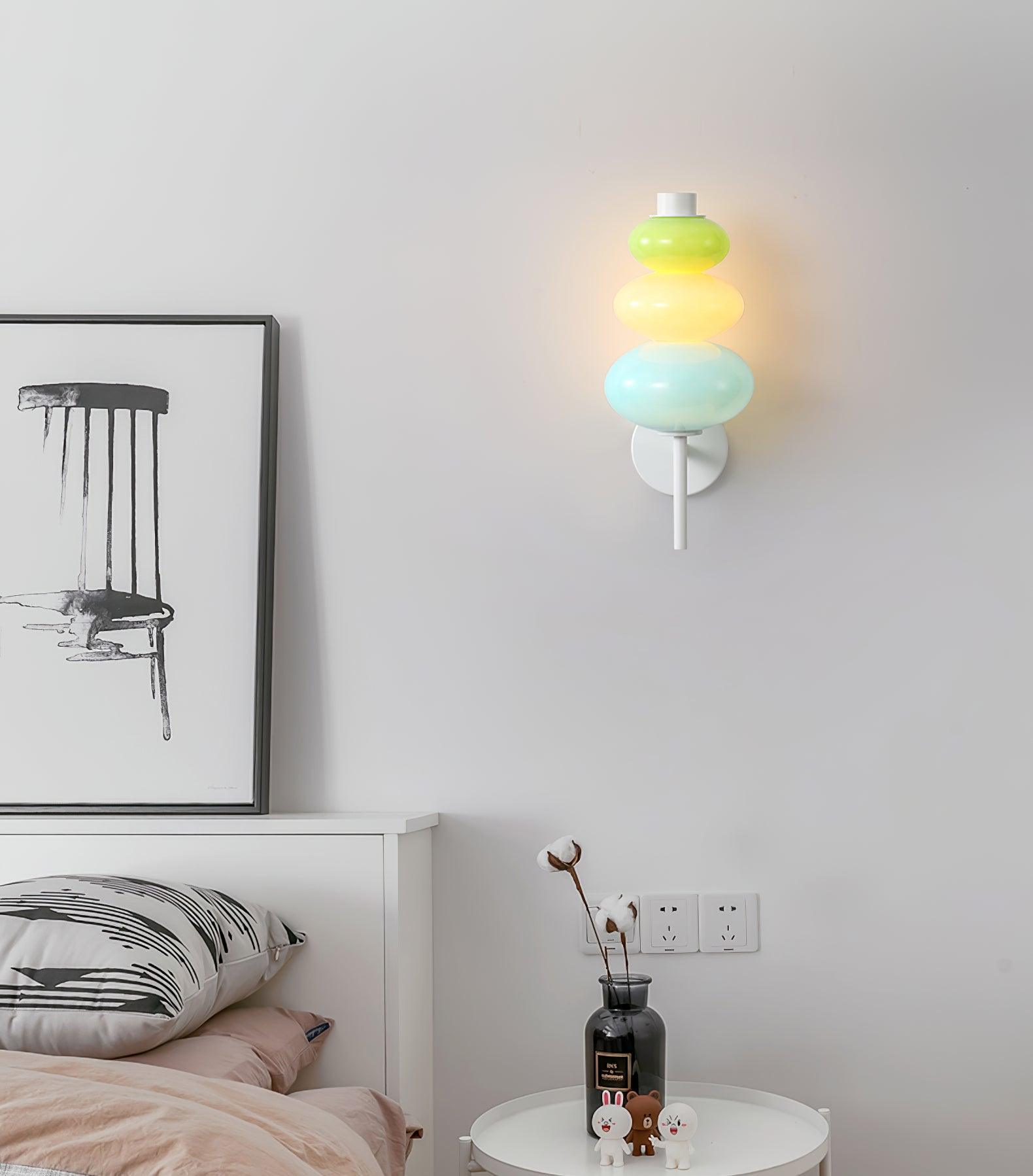 Pebble Modern Glass Wall Lamp-Neutral Decor
