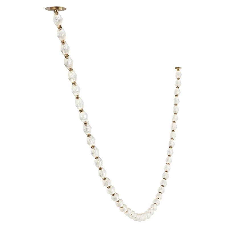 Pearlene Beaded Chandelier-Neutral Decor