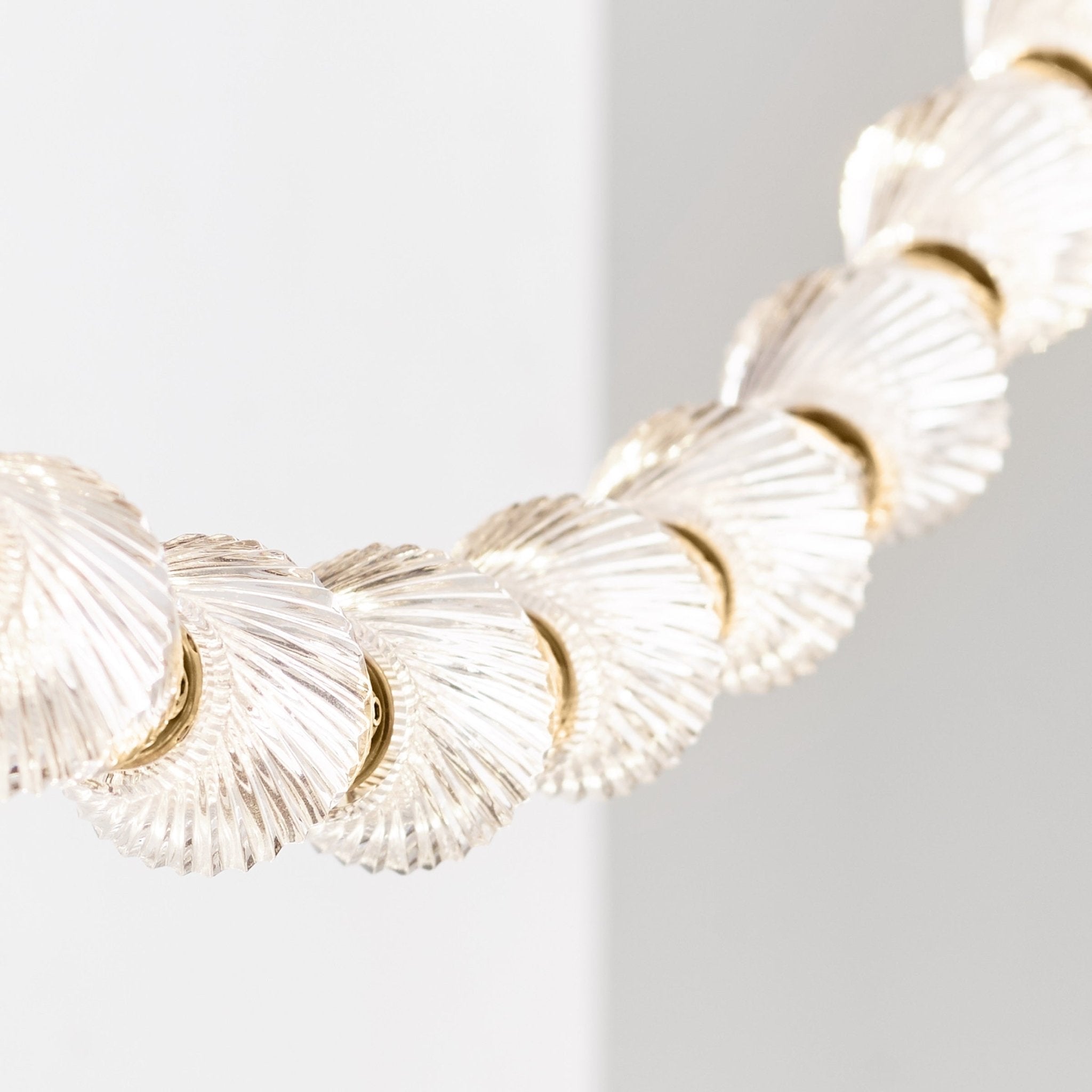 Pearlene Beaded Chandelier-Neutral Decor