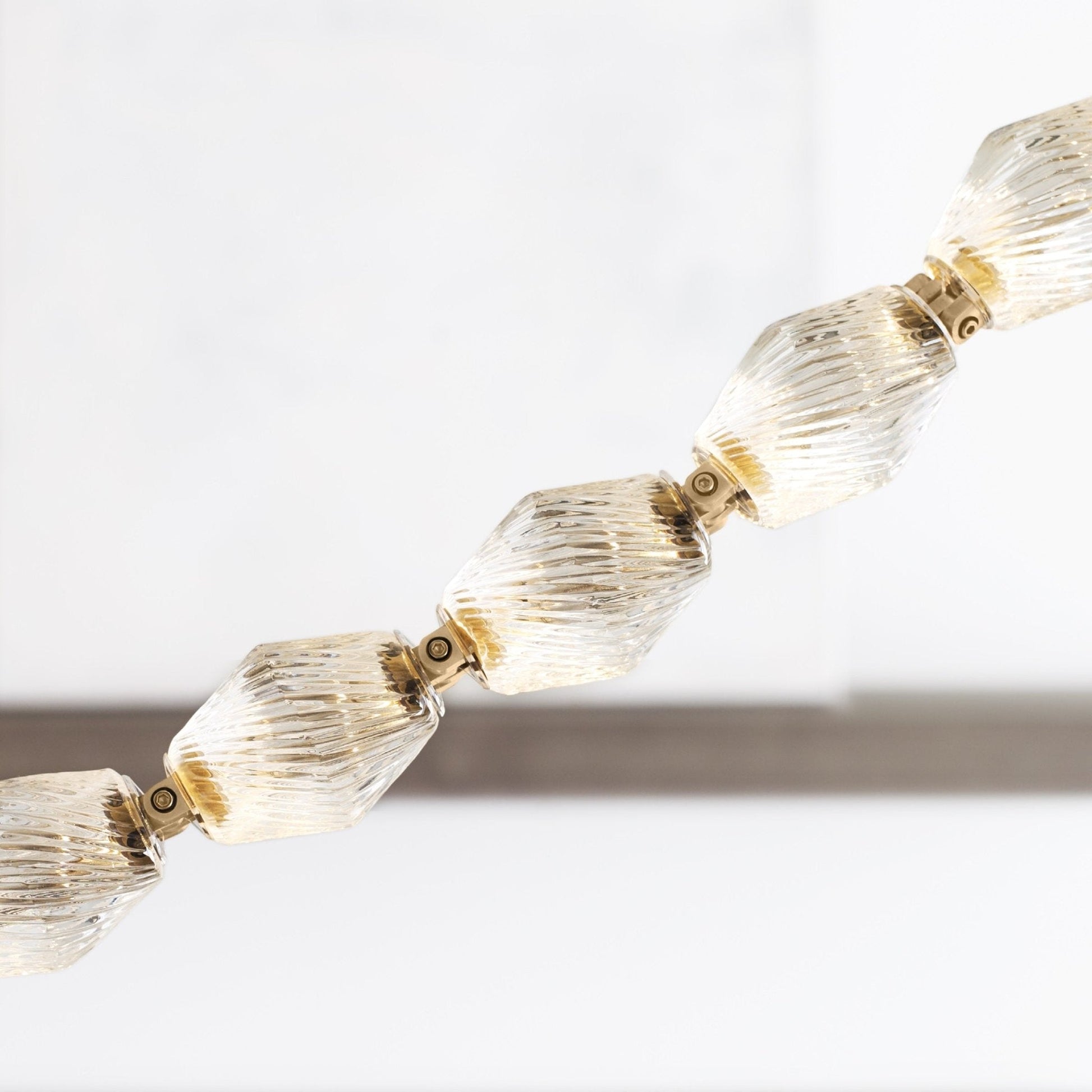 Pearlene Beaded Chandelier-Neutral Decor