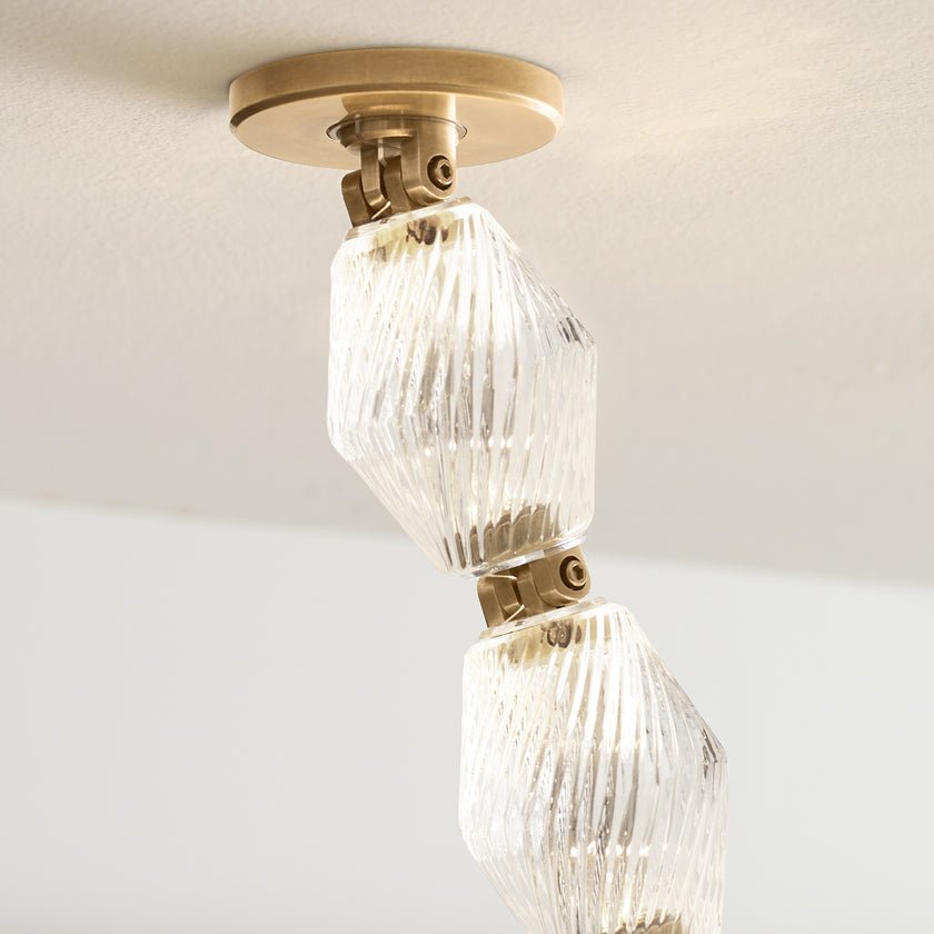 Pearlene Beaded Chandelier-Neutral Decor