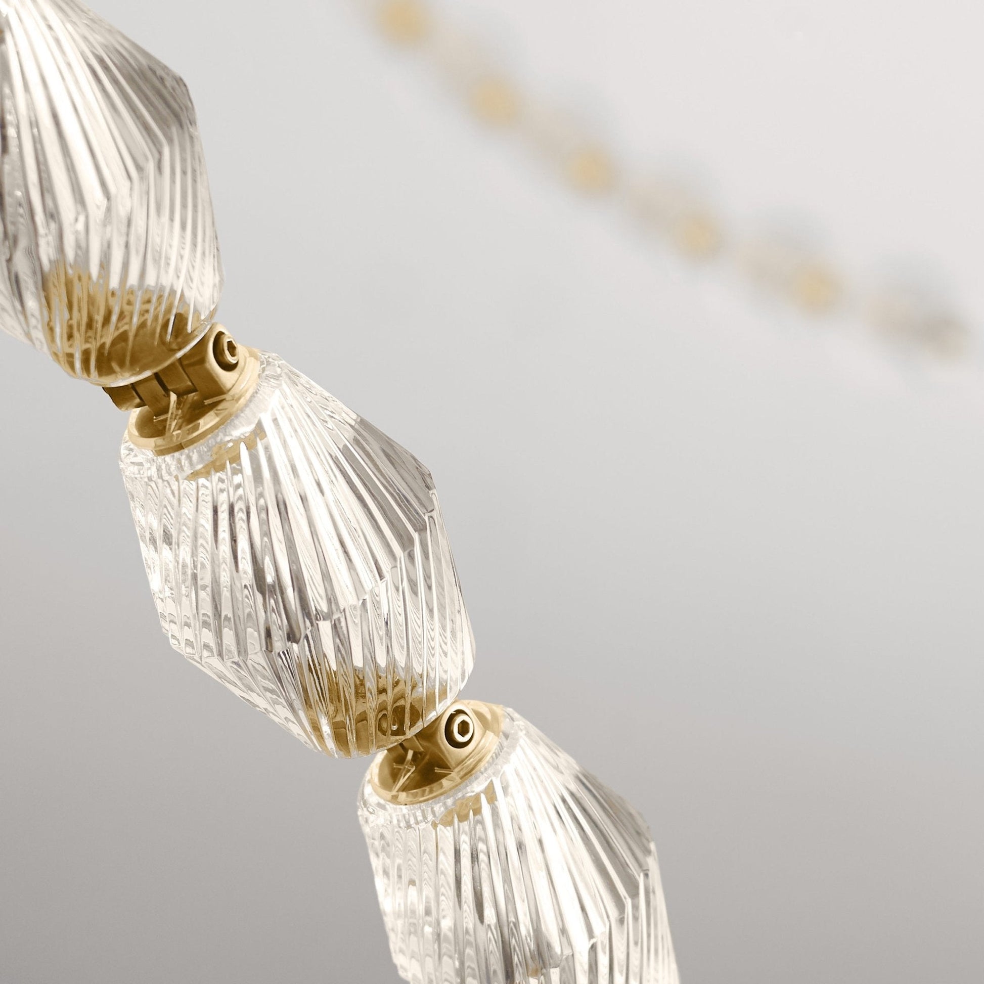 Pearlene Beaded Chandelier-Neutral Decor