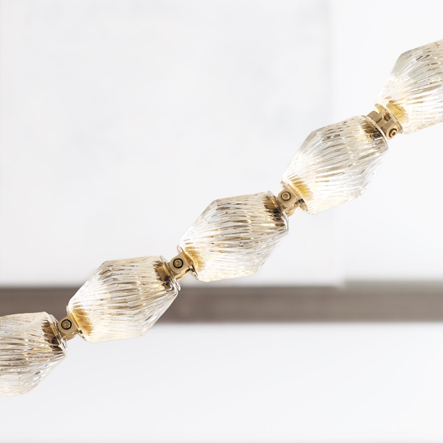 Pearlene Beaded Chandelier-Neutral Decor