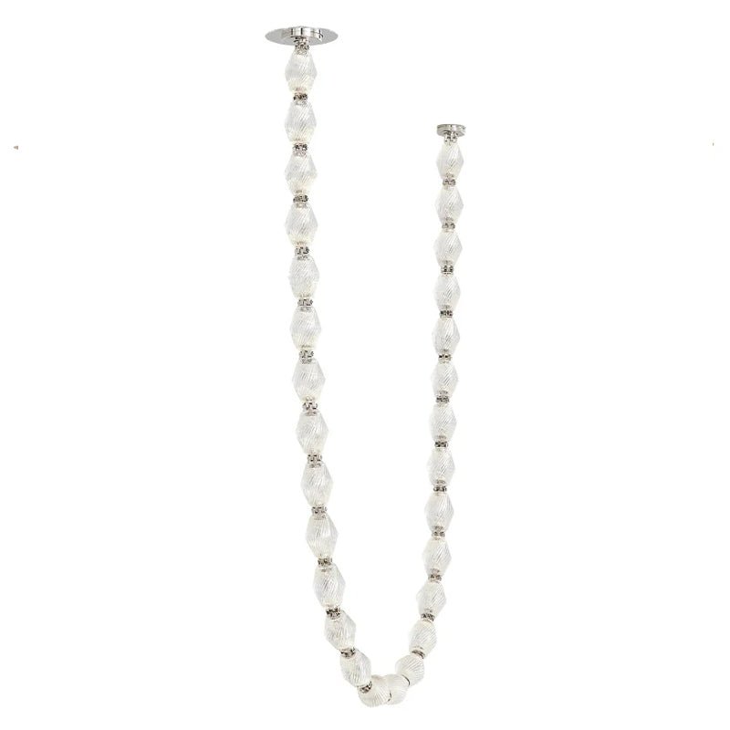 Pearlene Beaded Chandelier-Neutral Decor