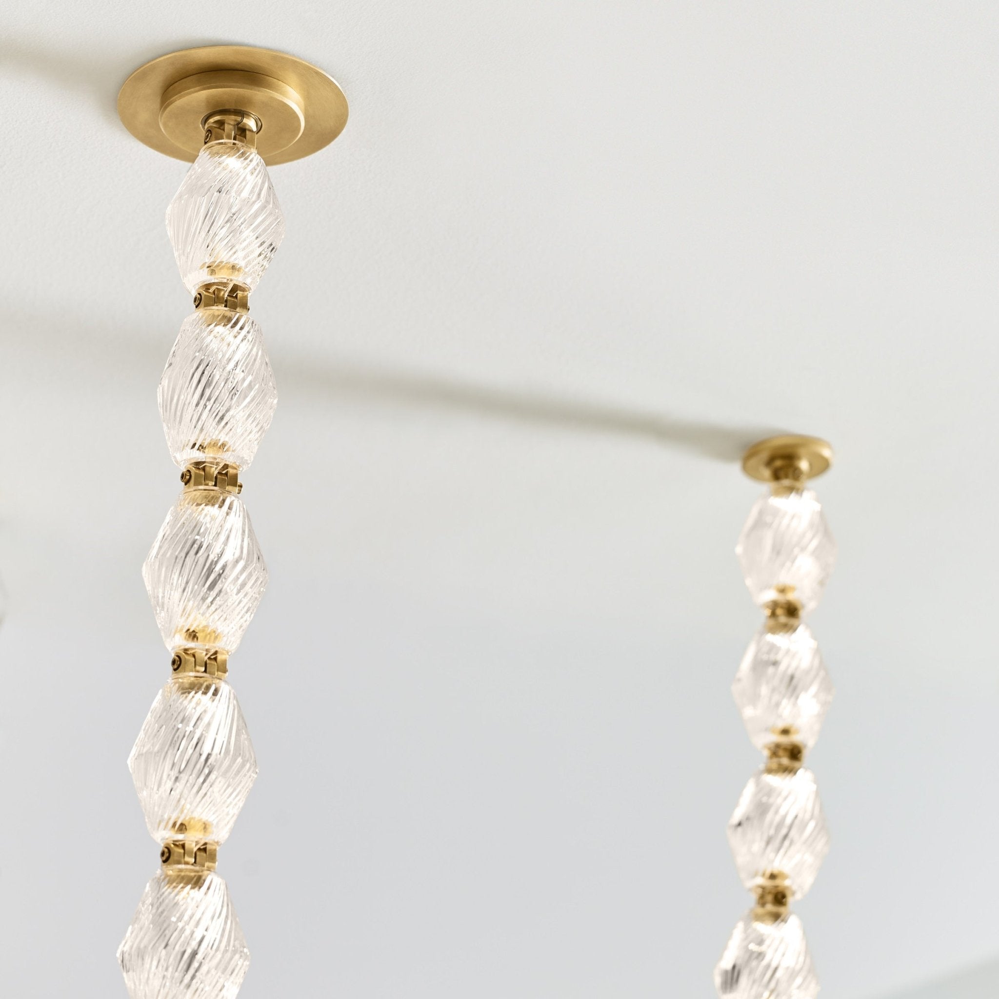 Pearlene Beaded Chandelier-Neutral Decor