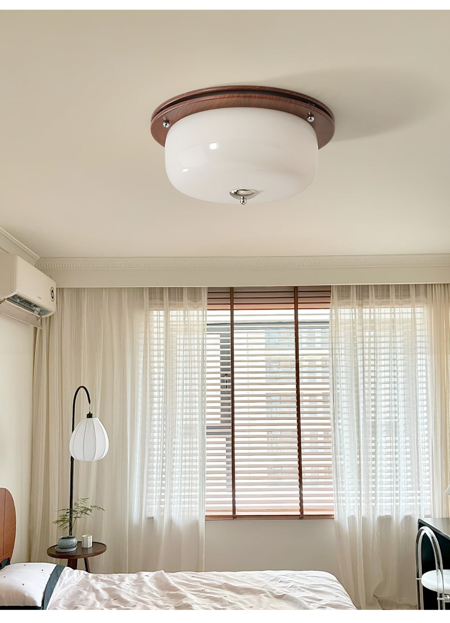 Vetheel Premium Nordic Art Dome Glass Ceiling Light-Neutral Decor
