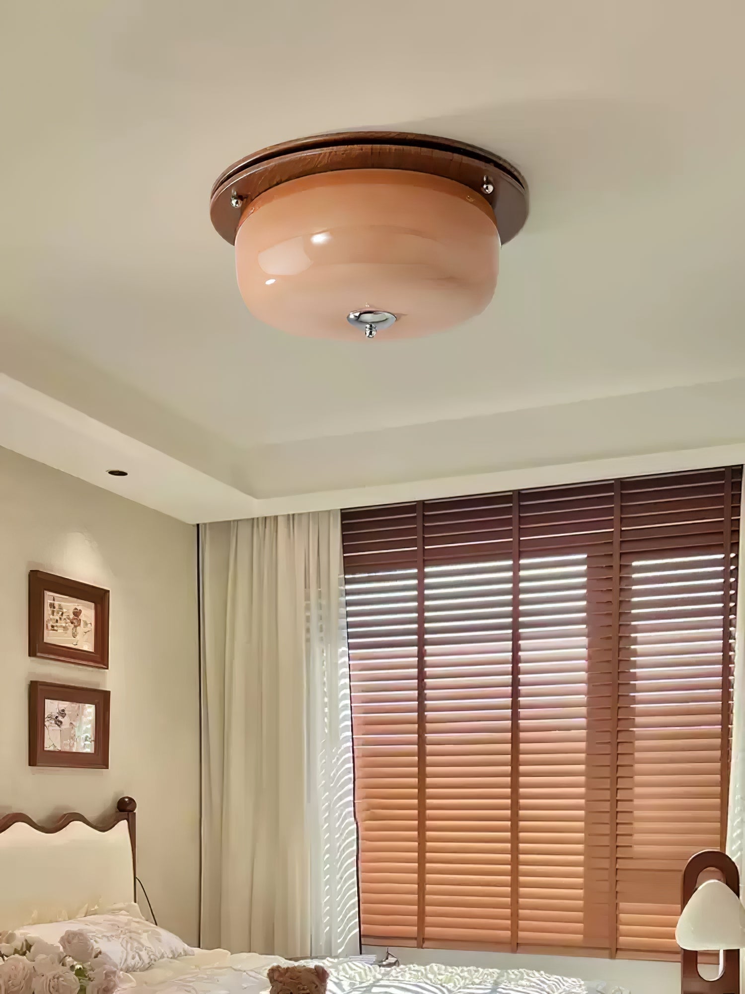 Vetheel Premium Nordic Art Dome Glass Ceiling Light-Neutral Decor