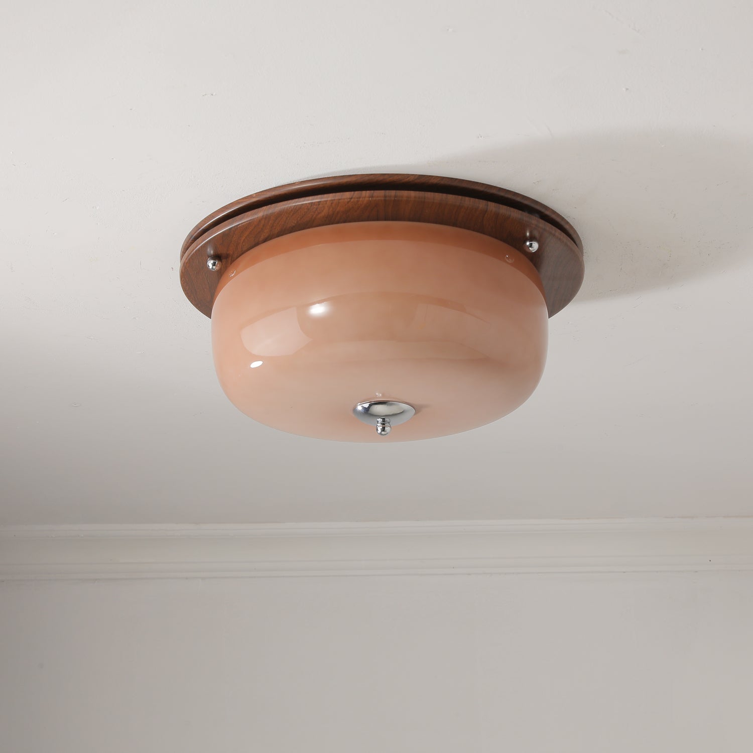 Vetheel Premium Nordic Art Dome Glass Ceiling Light-Neutral Decor