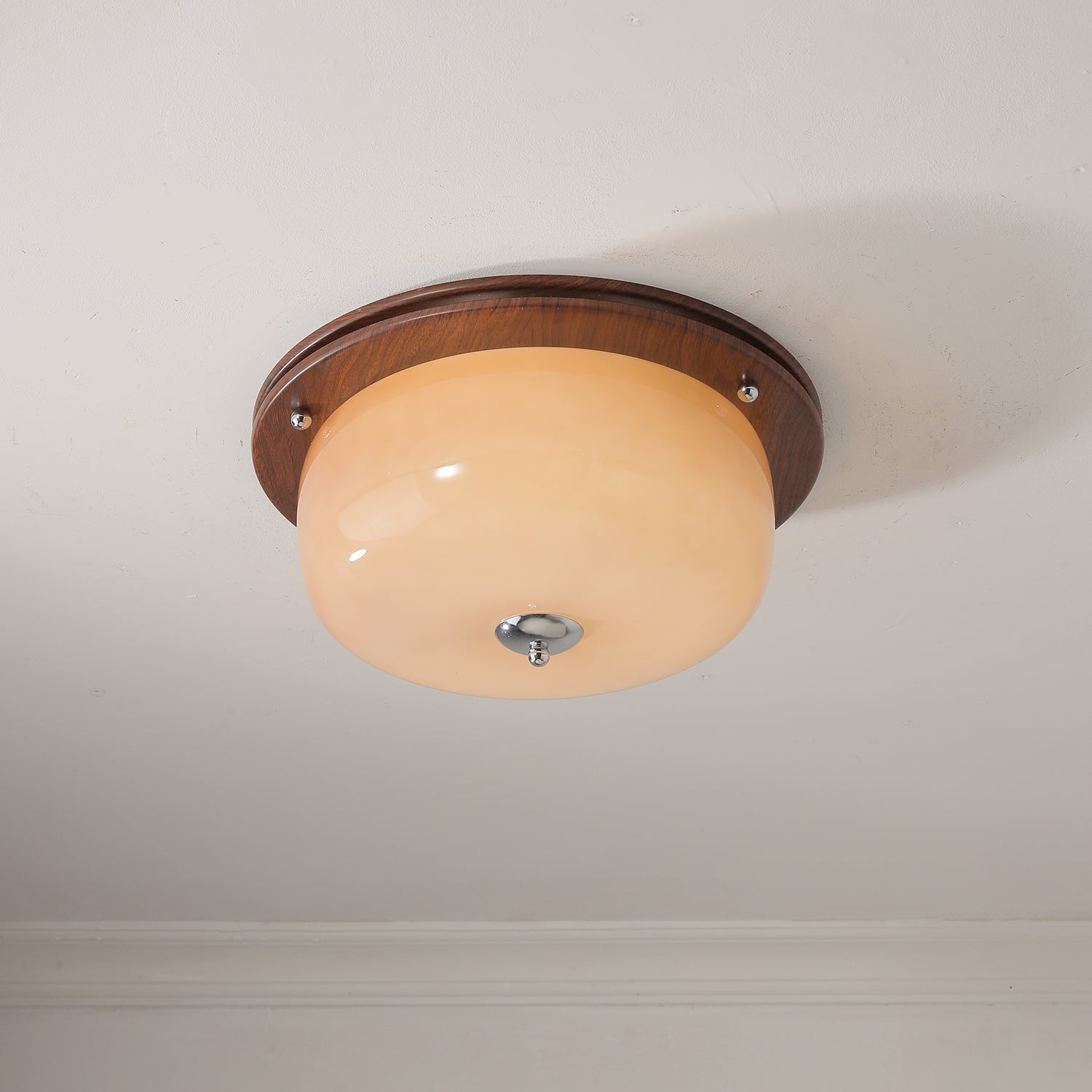 Vetheel Premium Nordic Art Dome Glass Ceiling Light-Neutral Decor