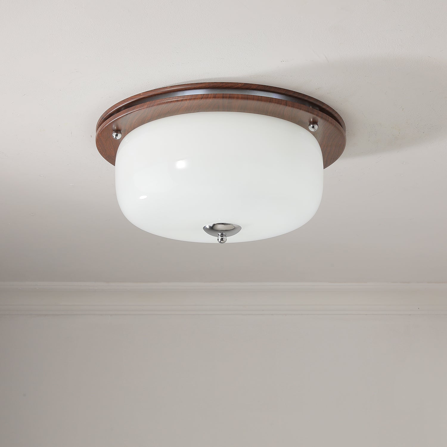 Vetheel Premium Nordic Art Dome Glass Ceiling Light-Neutral Decor