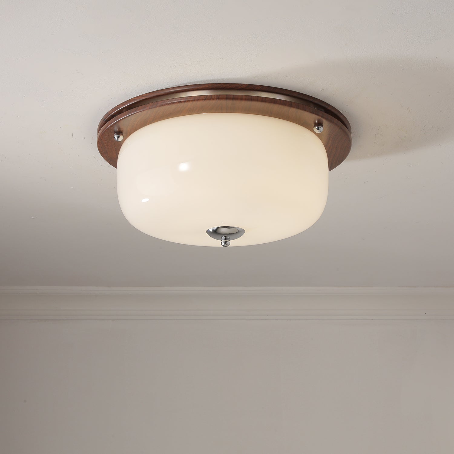 Vetheel Premium Nordic Art Dome Glass Ceiling Light-Neutral Decor