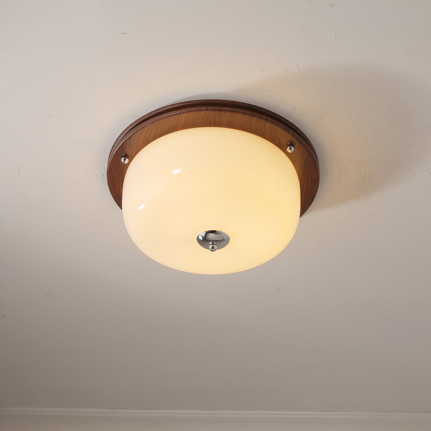 Vetheel Premium Nordic Art Dome Glass Ceiling Light-Neutral Decor
