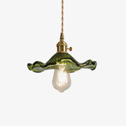Umi Brass & Glass Vintage Pendant Light-Neutral Decor