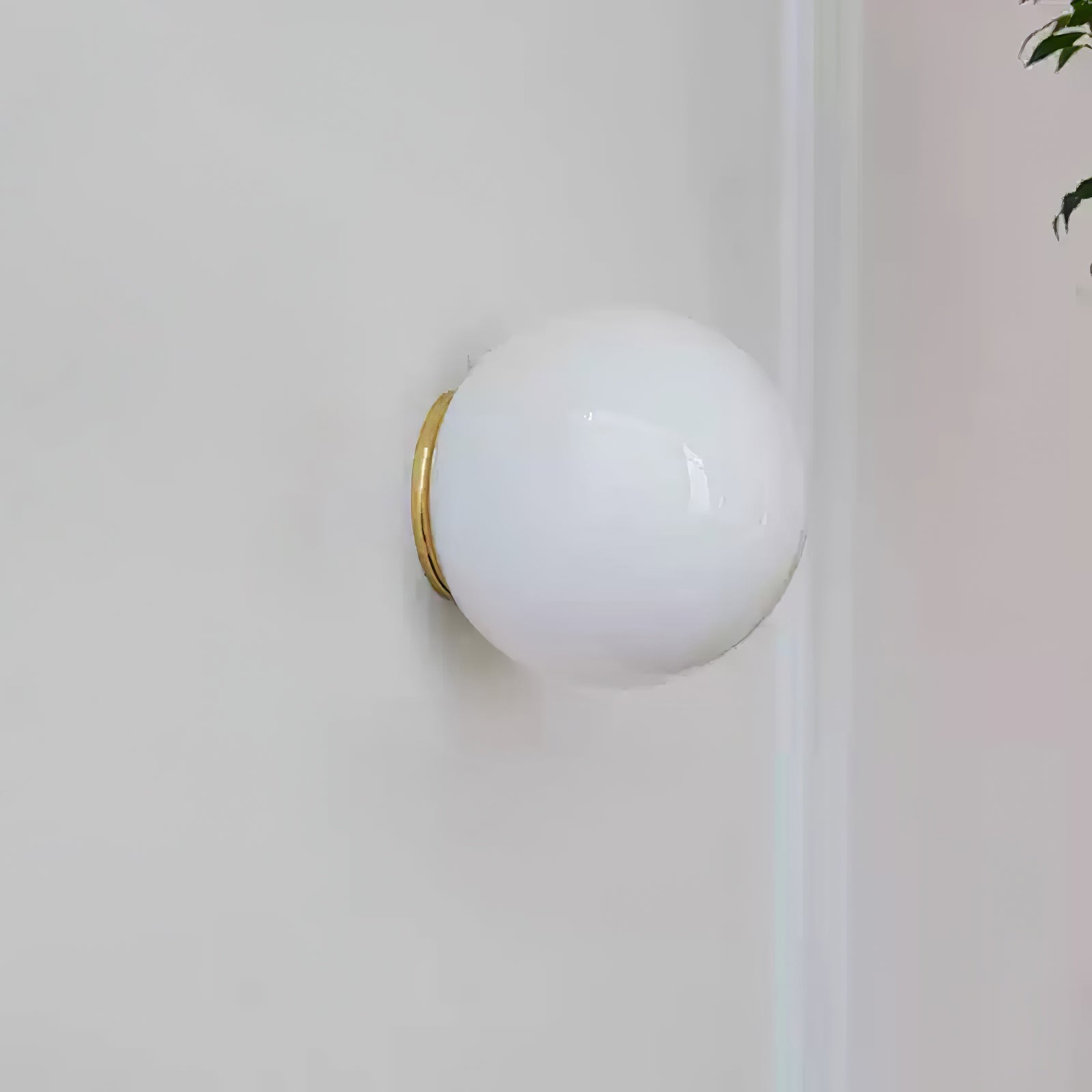Aveno Modern Minimalist Mini Orb Glass Wall Lamp-Neutral Decor
