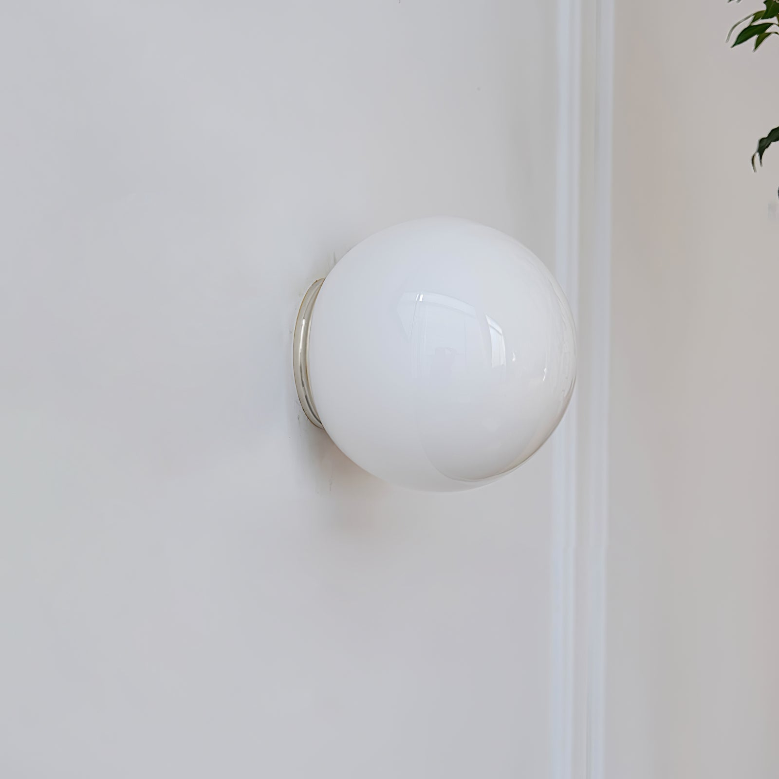 Aveno Modern Minimalist Mini Orb Glass Wall Lamp-Neutral Decor