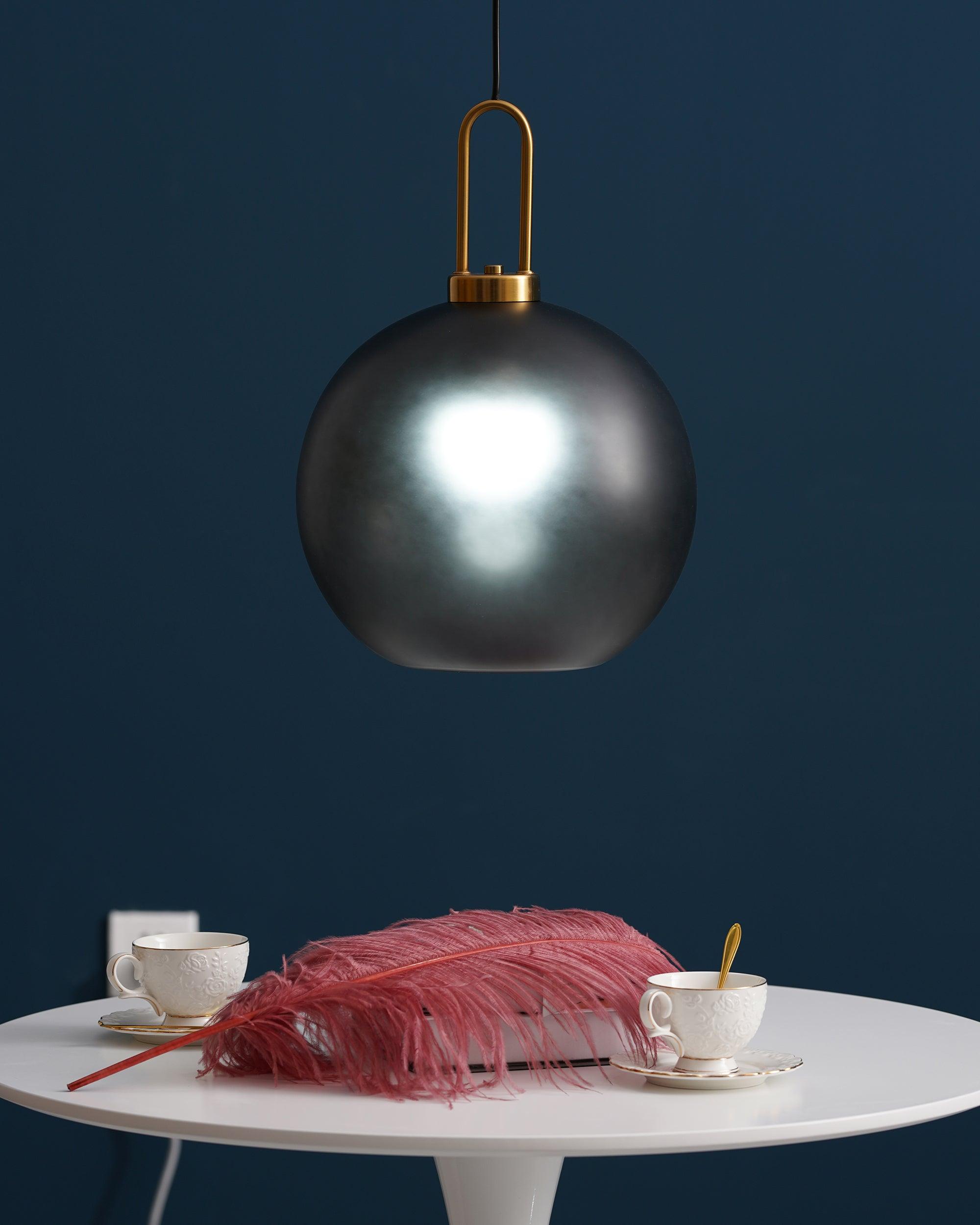 Lustra Pendant Lamp Pendulum Glass-Neutral Decor