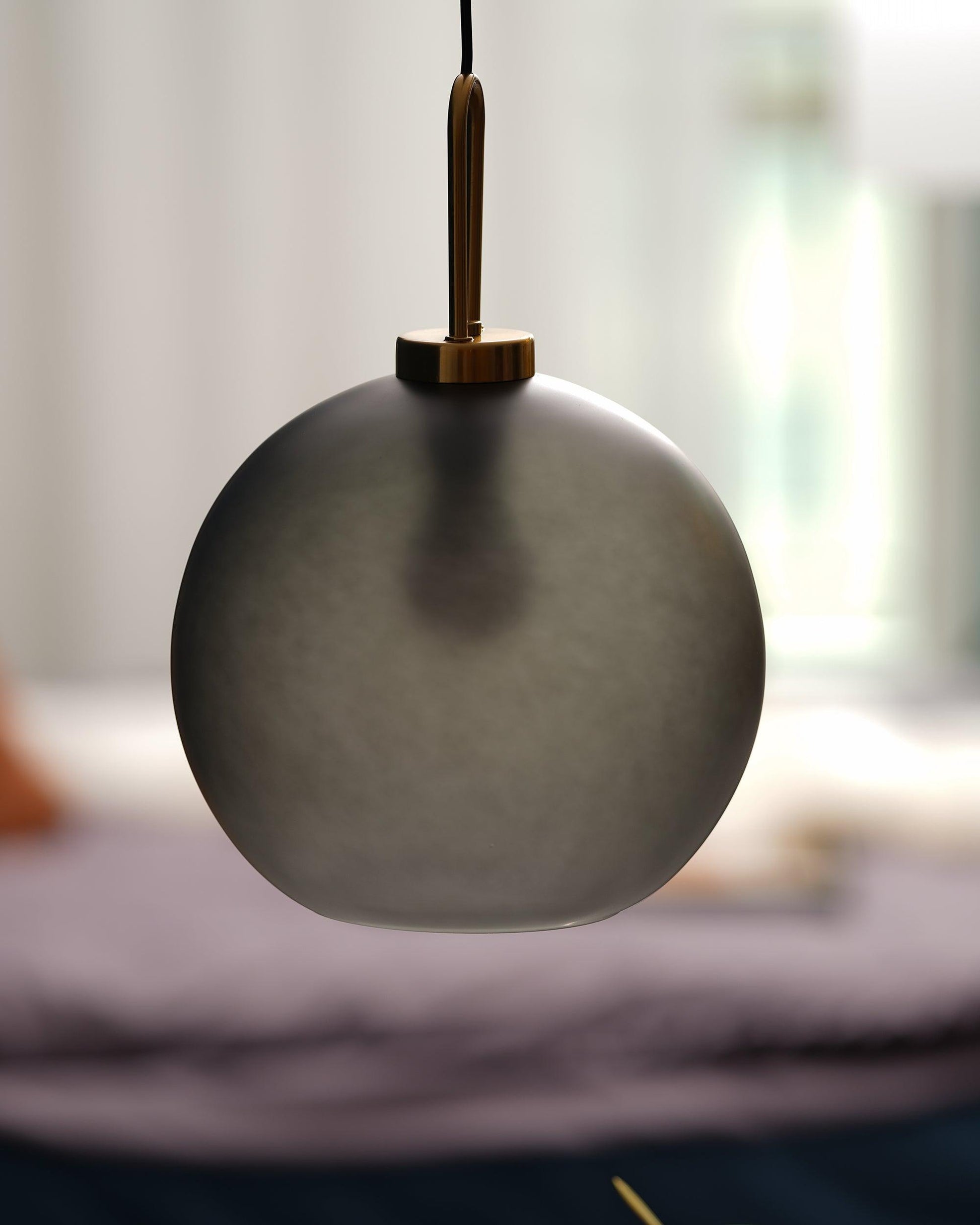 Lustra Pendant Lamp Pendulum Glass-Neutral Decor