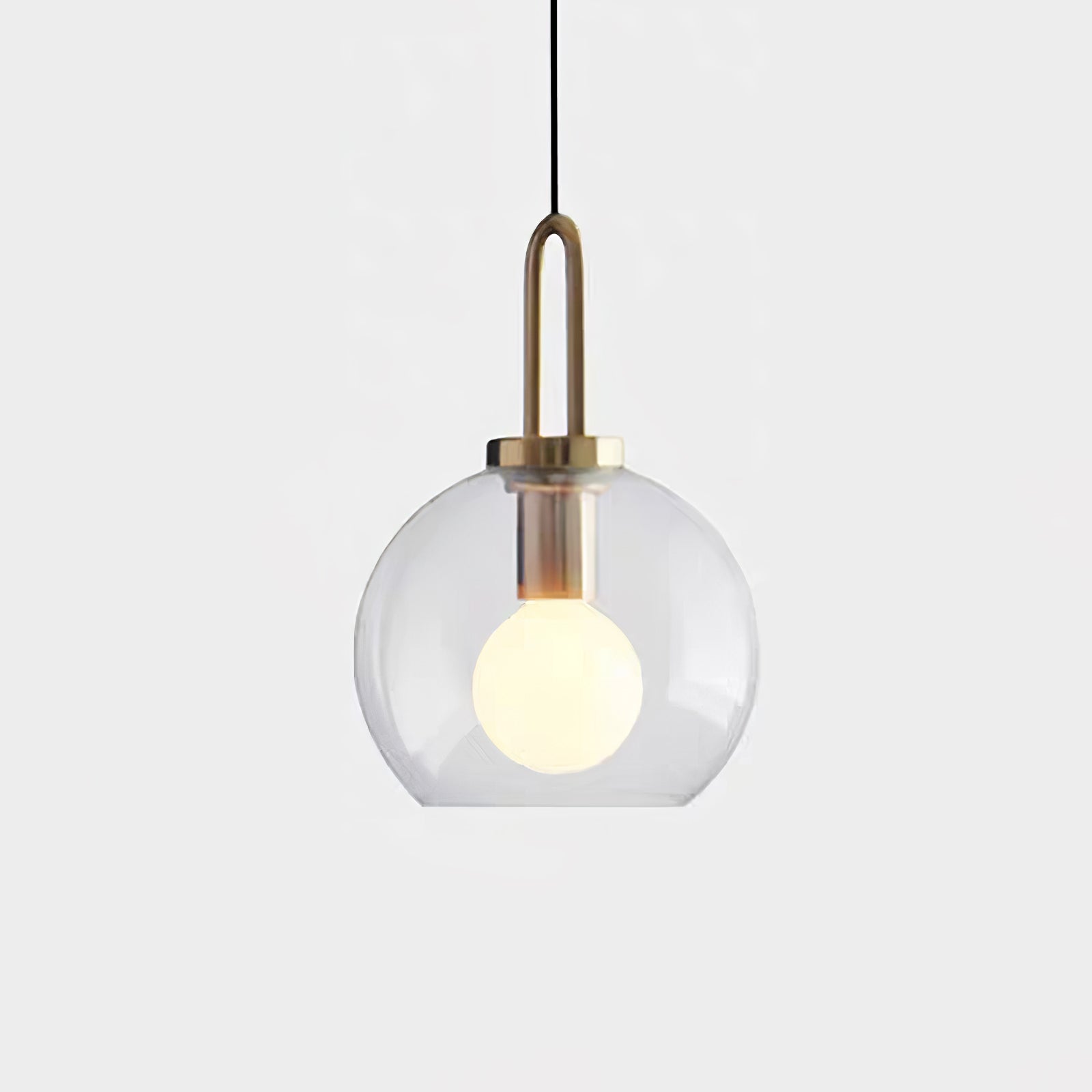 Sevelo Pendant Lamp Frosted Glass Swag Adjustable-Neutral Decor