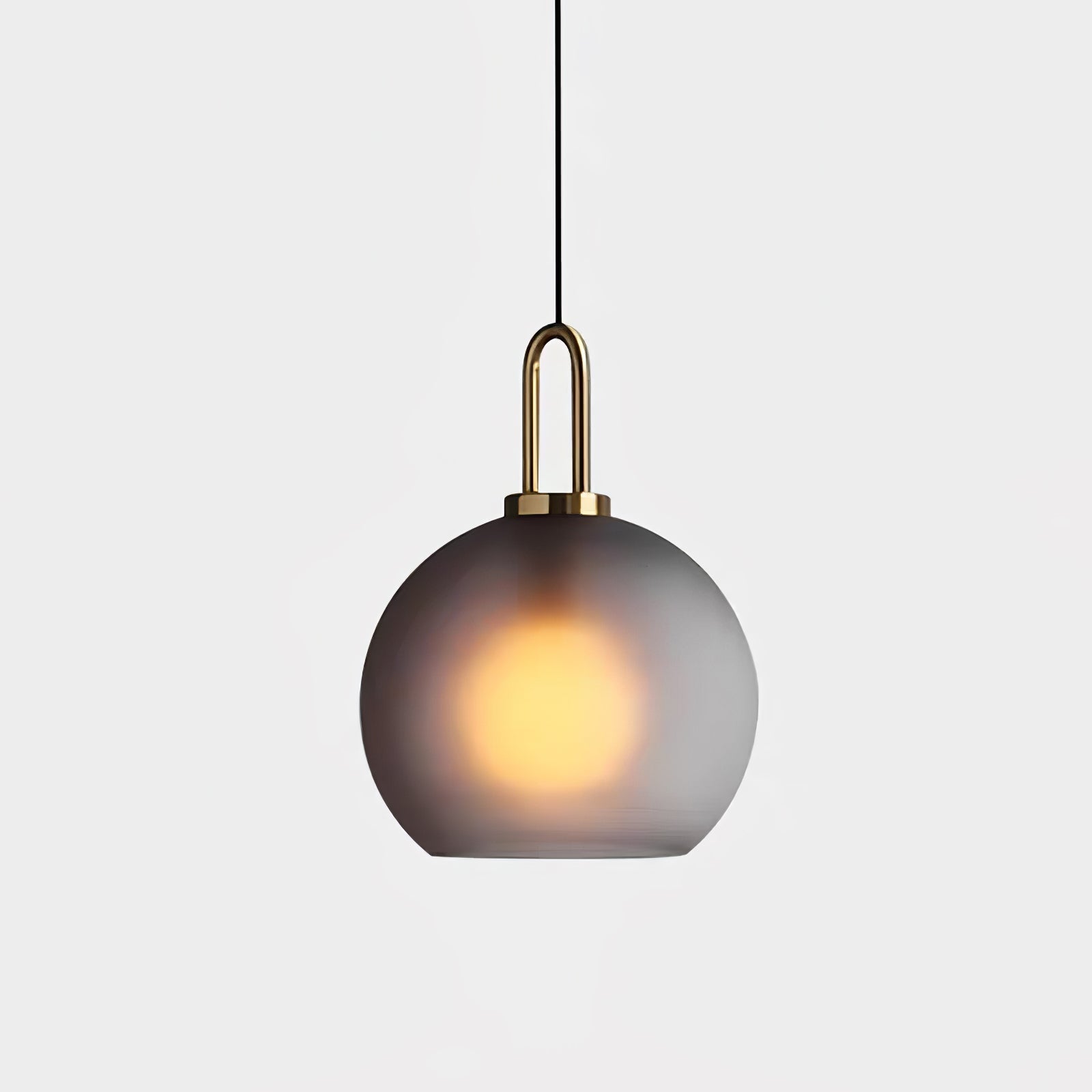 Sevelo Pendant Lamp Frosted Glass Swag Adjustable-Neutral Decor