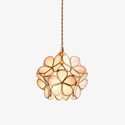 Lustra Pendant Lamp Glass Petal Shaped Kitchen-Neutral Decor