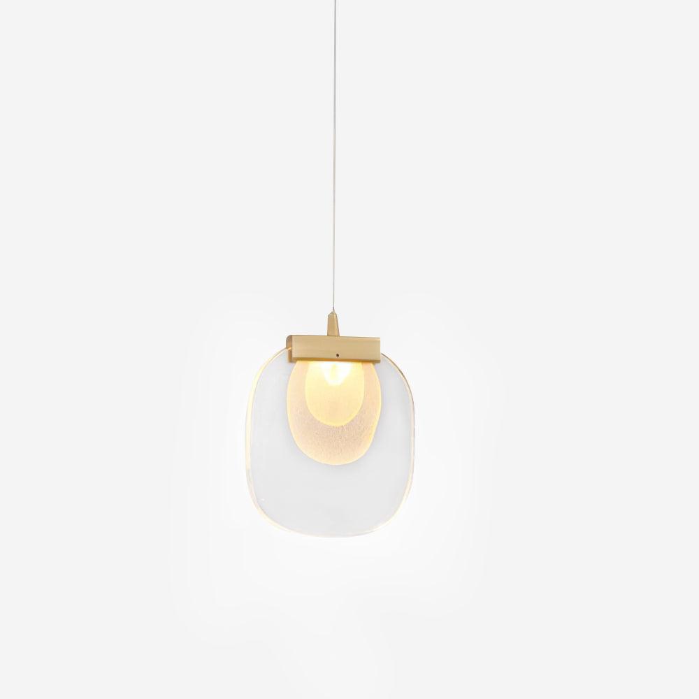 Avesia Minimalist Glass Pendant Light Staircase