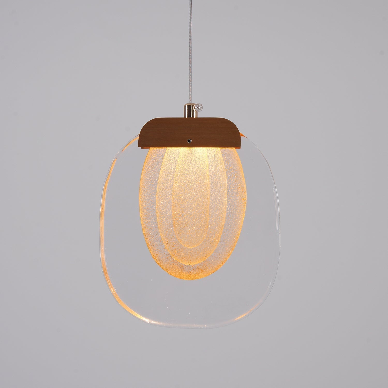 Avesia Minimalist Glass Pendant Light Staircase