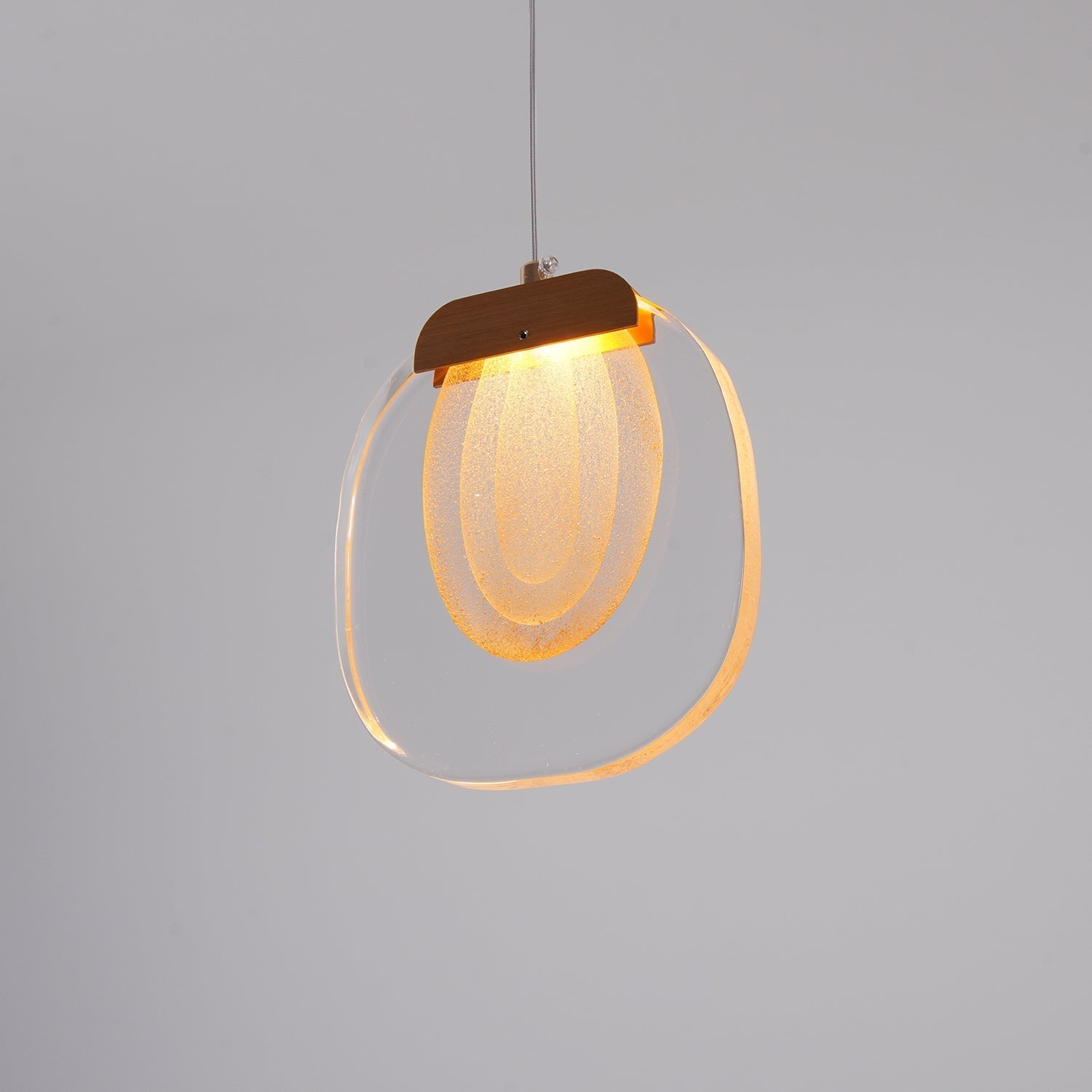 Avesia Minimalist Glass Pendant Light Staircase