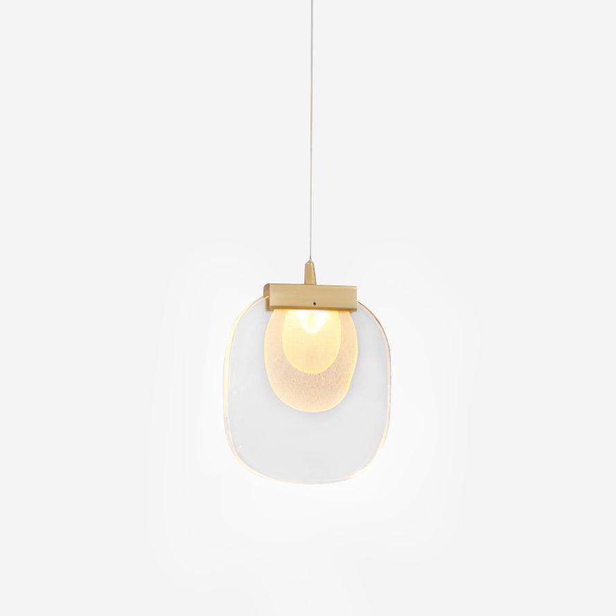 Avesia Minimalist Glass Pendant Light Staircase