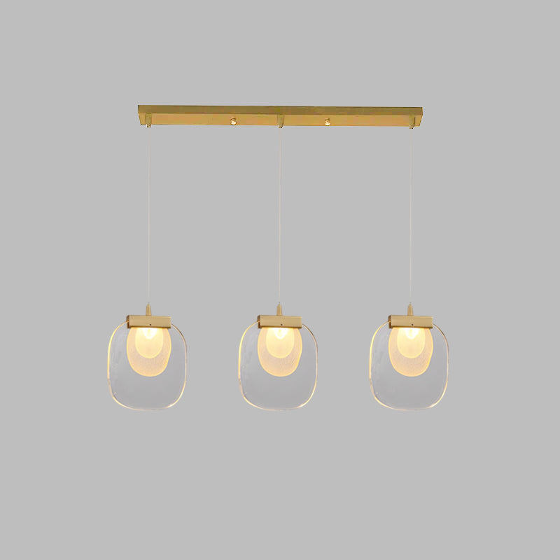 Avesia Minimalist Glass Pendant Light Staircase