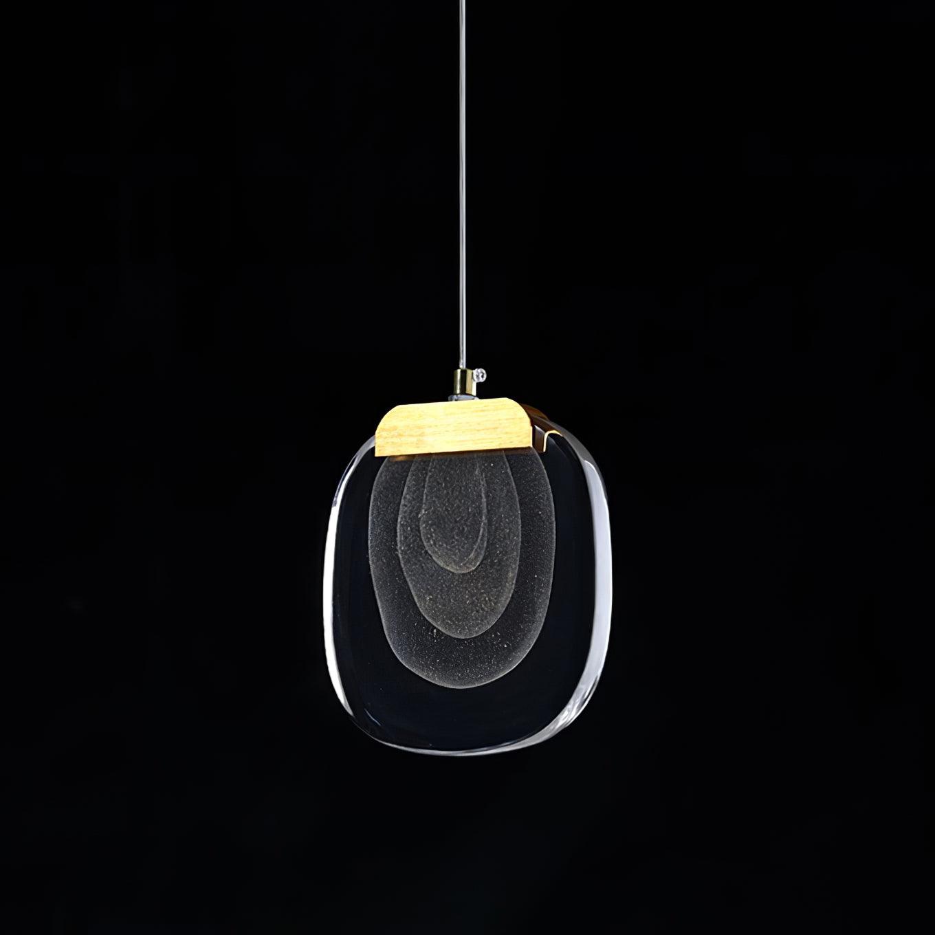 Avesia Minimalist Glass Pendant Light Staircase