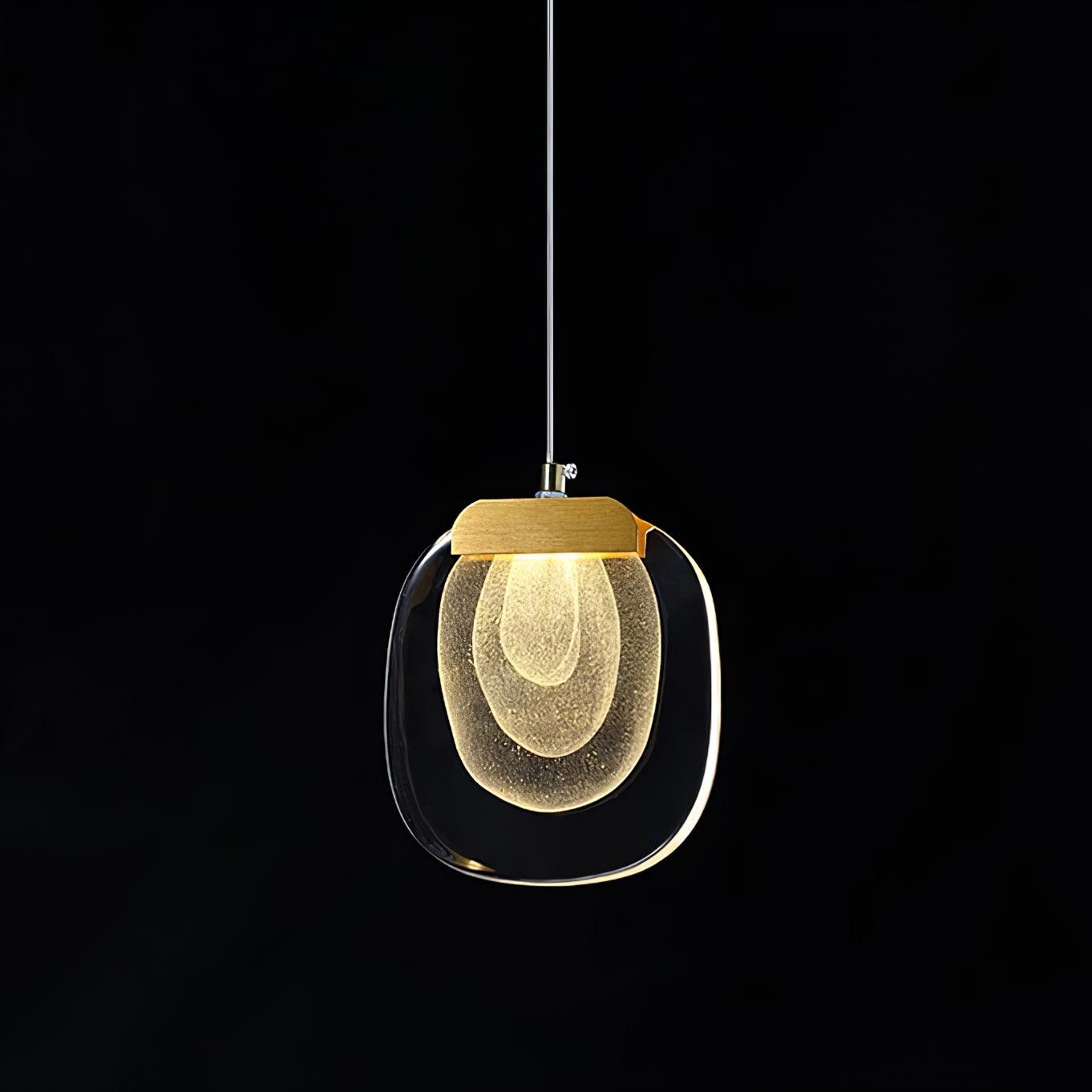 Avesia Minimalist Glass Pendant Light Staircase