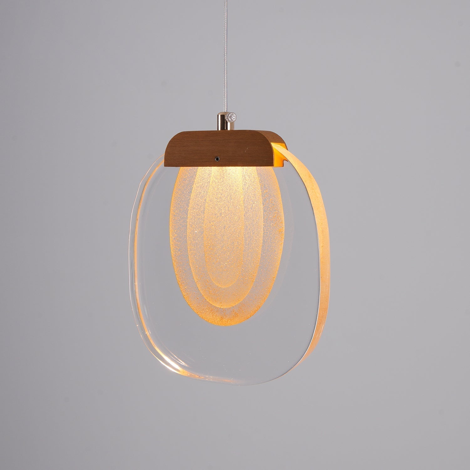 Avesia Minimalist Glass Pendant Light Staircase
