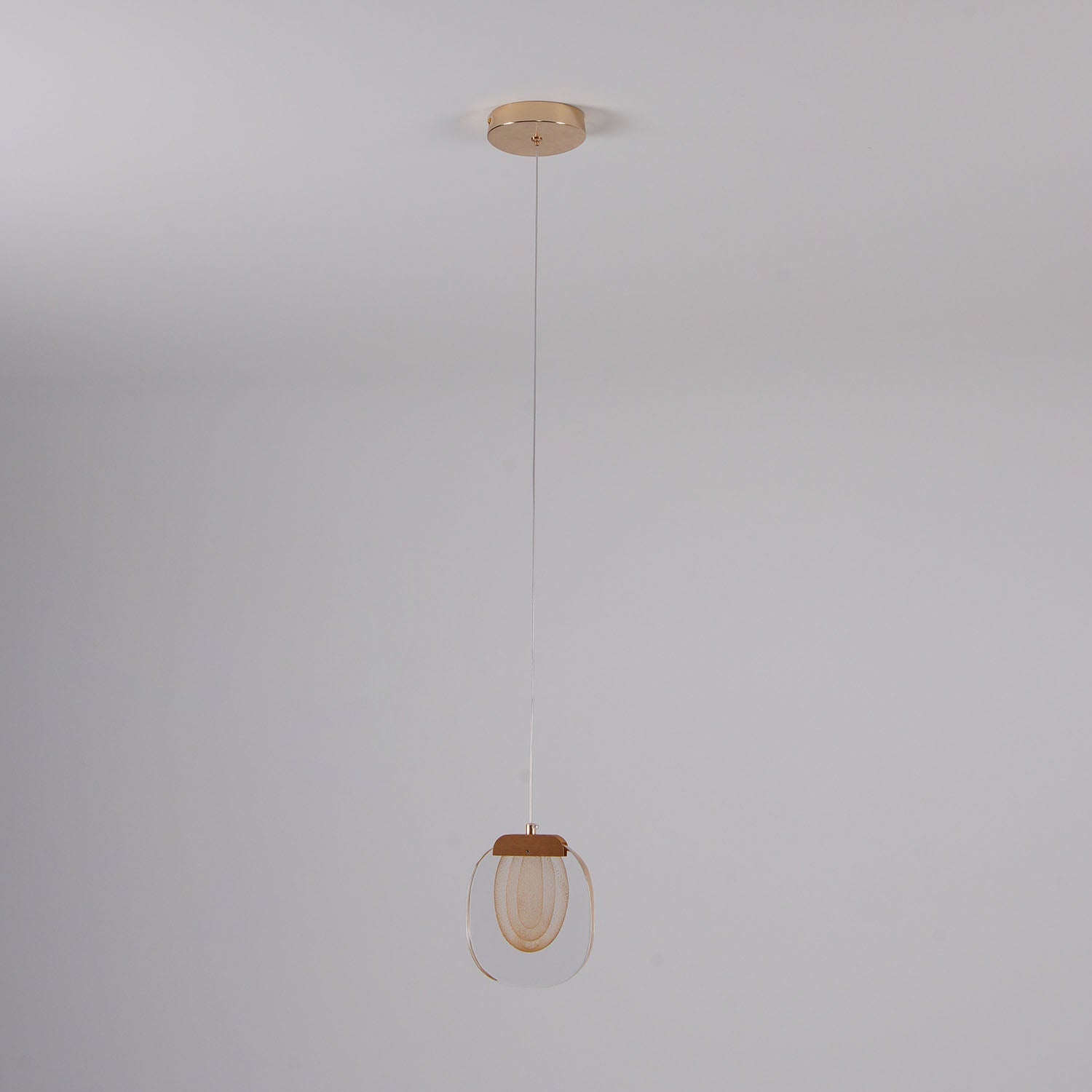 Avesia Minimalist Glass Pendant Light Staircase