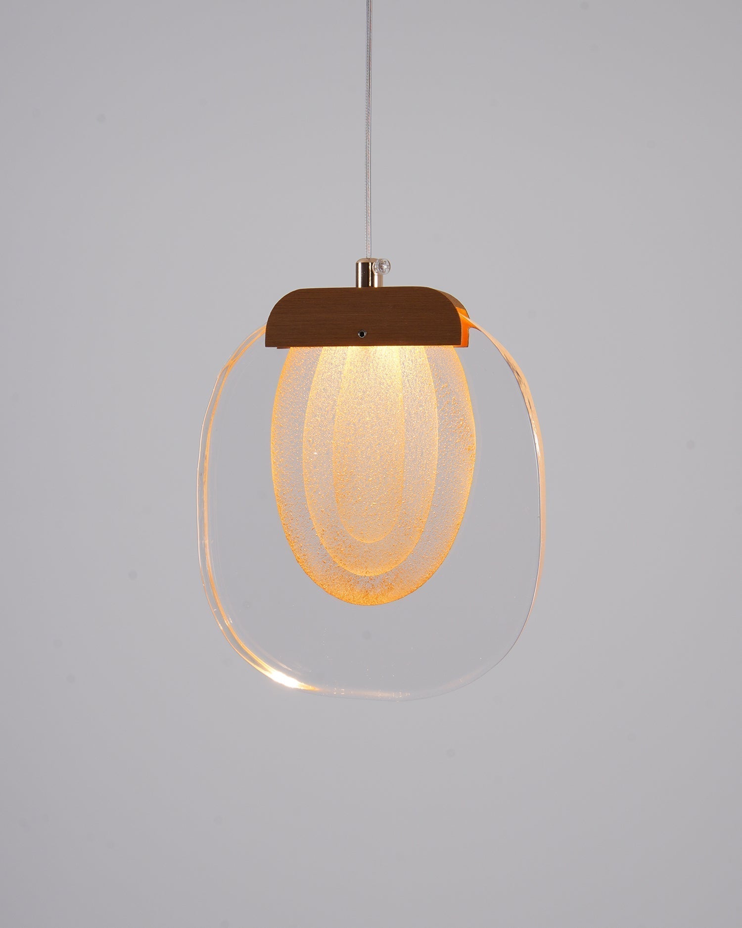 Avesia Minimalist Glass Pendant Light Staircase