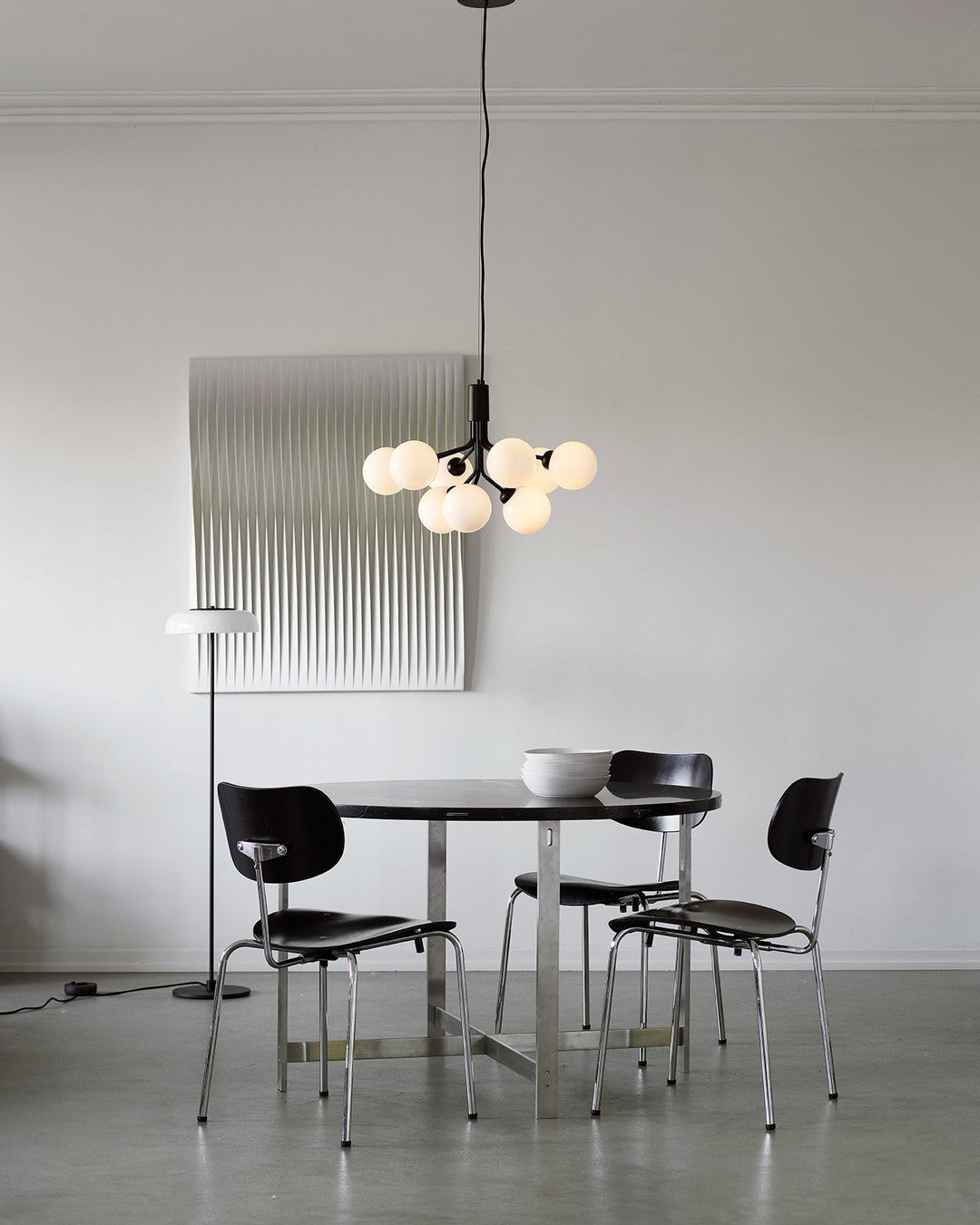 Socor Pendant Lamp Glass Globe Cluster Brass-Neutral Decor