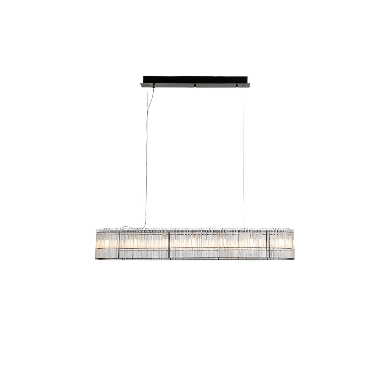 Acor Pendant Lamp Glass Tube Ring Modern Luxury-Neutral Decor