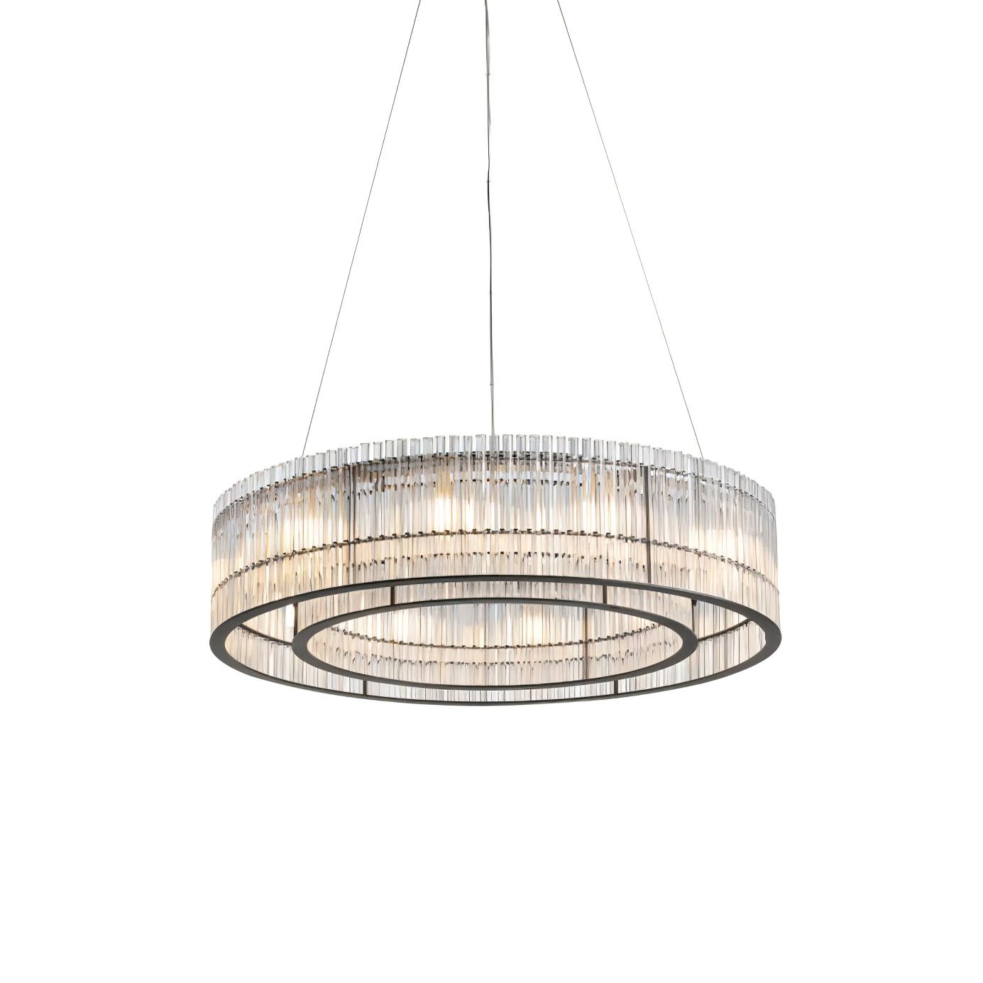 Acor Pendant Lamp Glass Tube Ring Modern Luxury-Neutral Decor