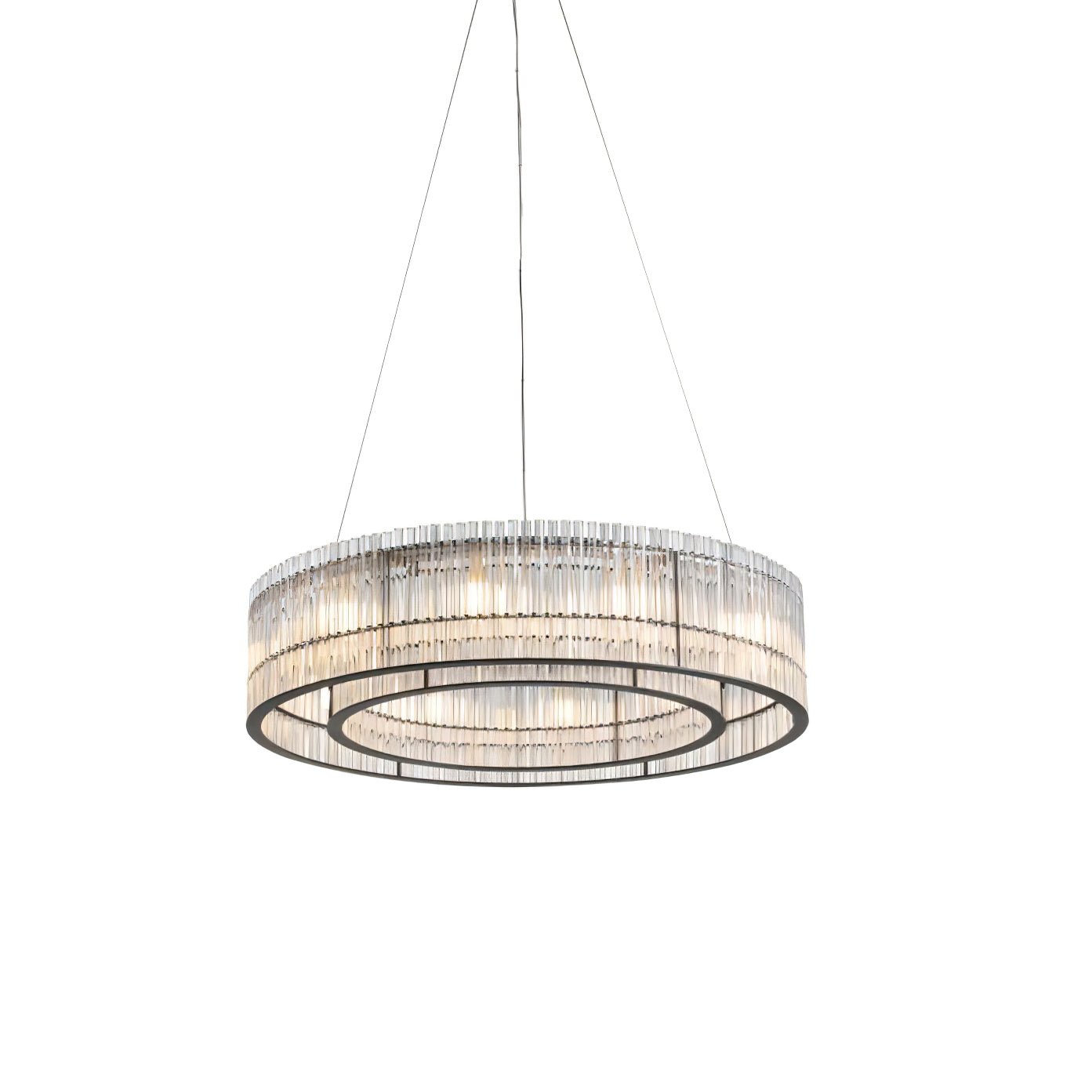 Acor Pendant Lamp Glass Tube Ring Modern Luxury-Neutral Decor