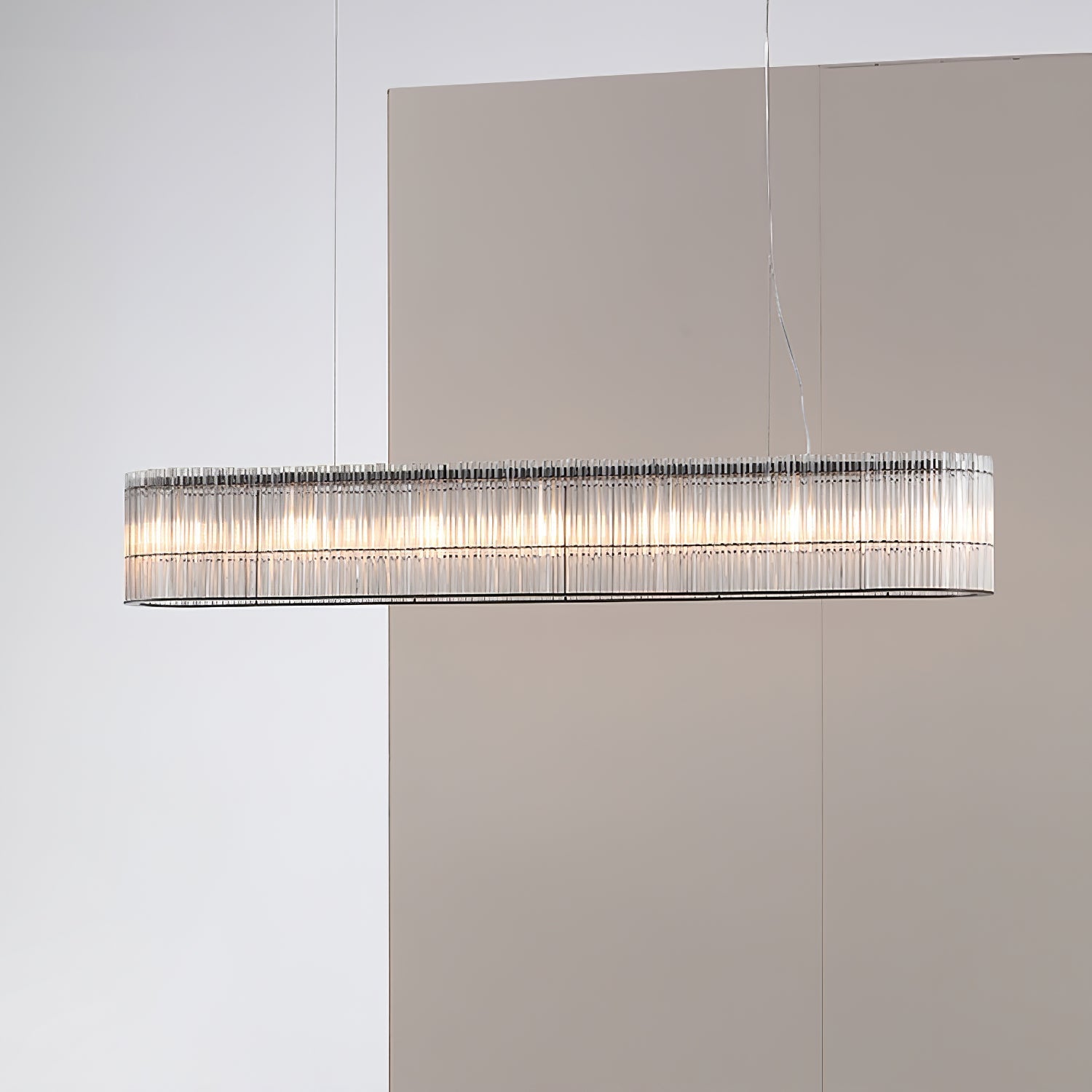 Acor Pendant Lamp Glass Tube Ring Modern Luxury-Neutral Decor