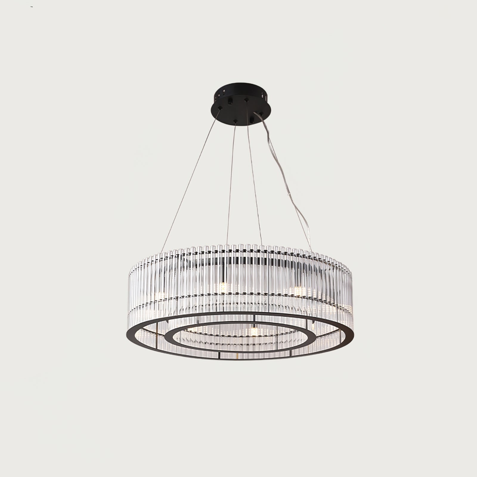 Acor Pendant Lamp Glass Tube Ring Modern Luxury-Neutral Decor