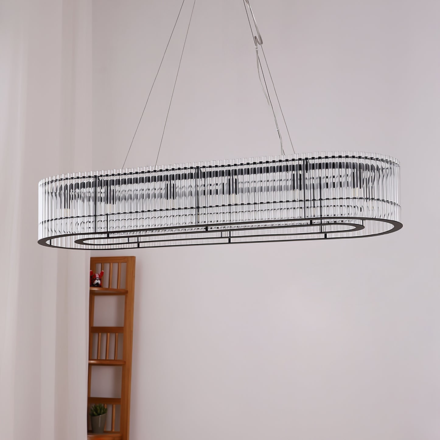Acor Pendant Lamp Glass Tube Ring Modern Luxury-Neutral Decor